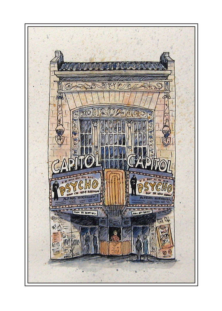 Greeting Card Featuring Capital Theatre
