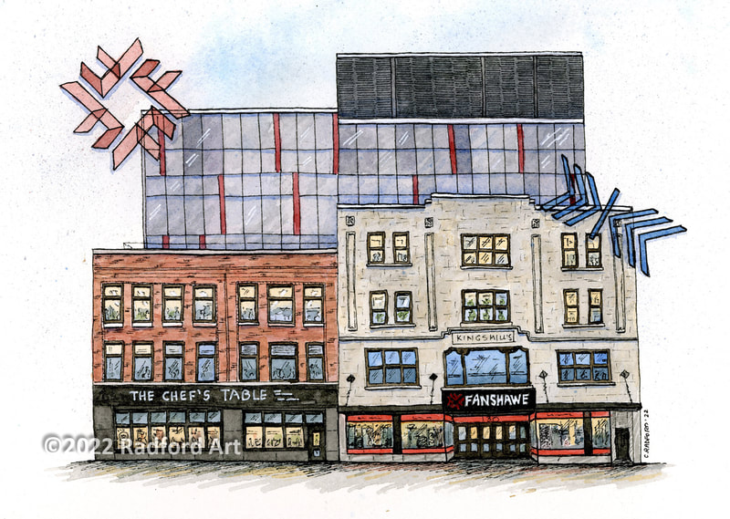 Illustration of the downtown location of Fanshawe College in London Ontario.
